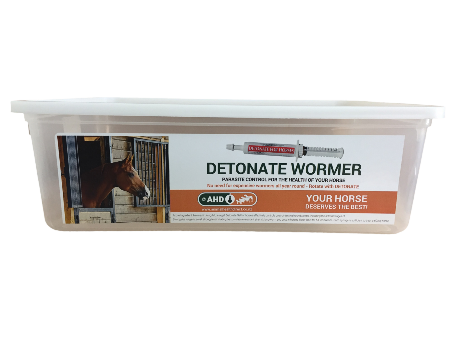 Detonate Horse Wormer Animal Health Direct