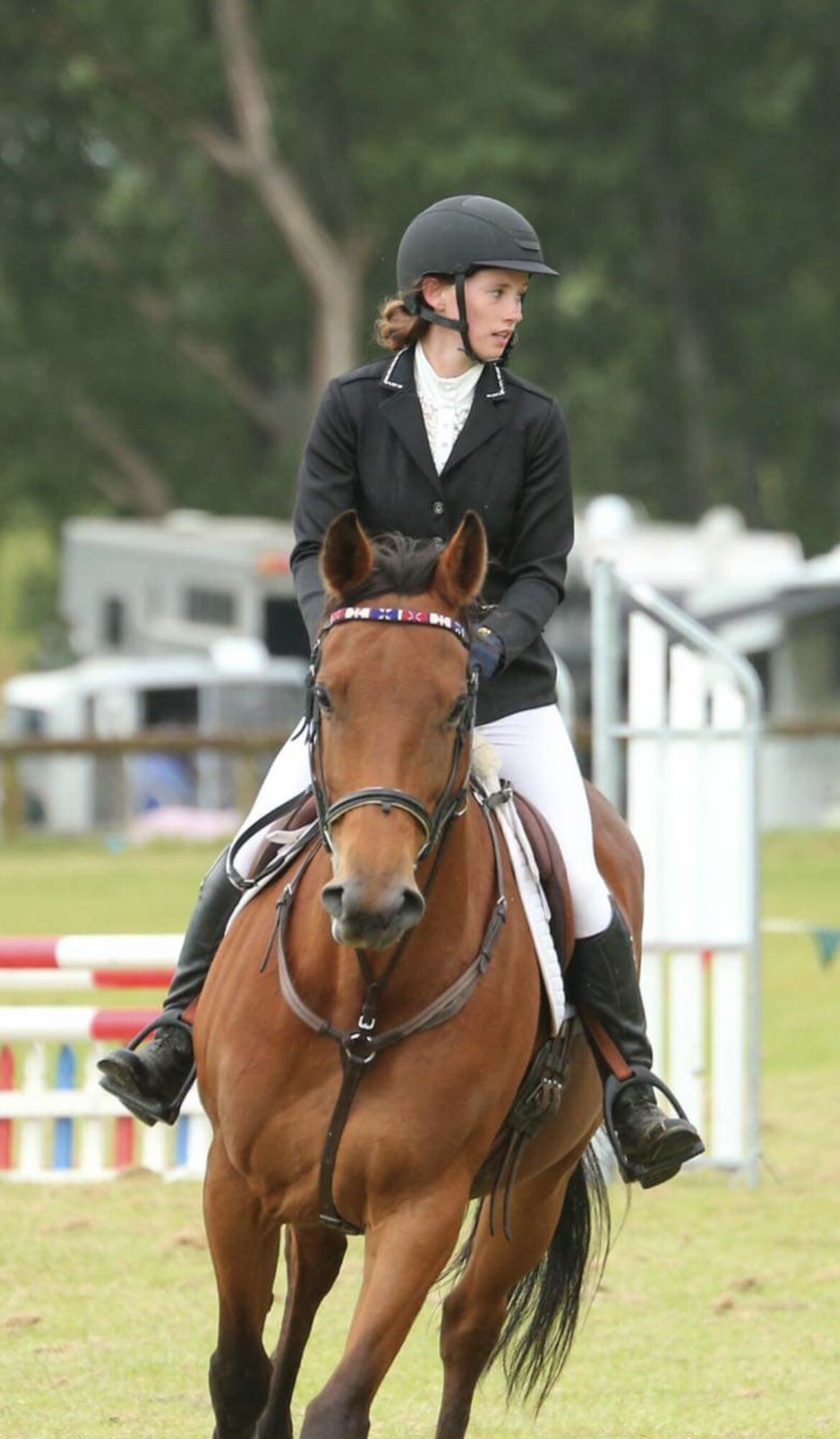 Felicity photo on horse